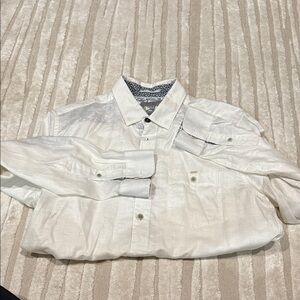 Ted Baker London Cream Button-Down Shirt